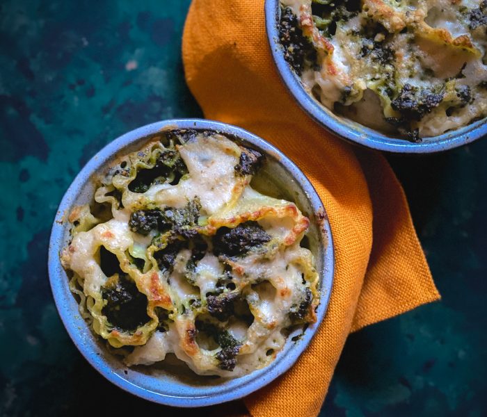 Lasagne invernali con pesto di cavolo nero